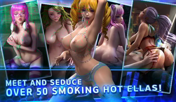 Ella 2048 hentai game screenshot 4