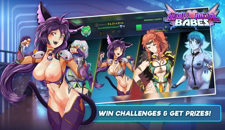 Heavy Metal Babes hentai game screenshot 2
