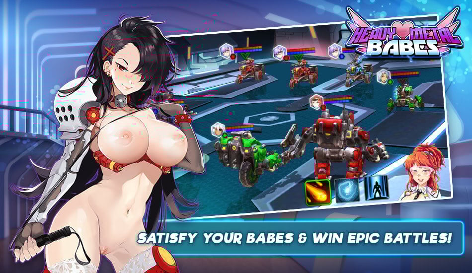 Heavy Metal Babes hentai game screenshot 4